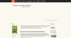 Desktop Screenshot of cocon-verlag.com